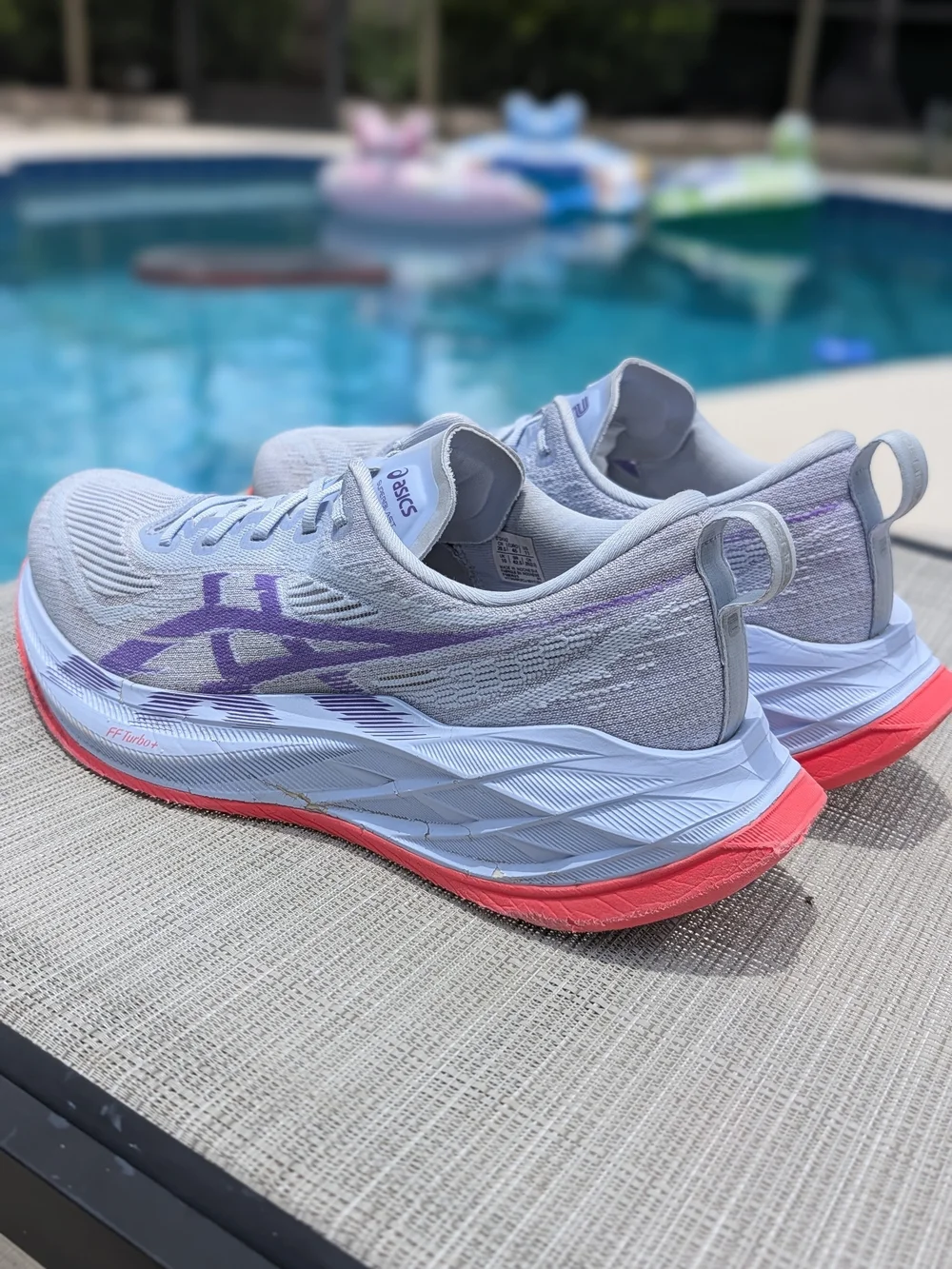 ASICS Superblast 2 Unisex Running Shoes Grey Purple 1013A142 Mens 11 Womens 12.5 - Picture 5 of 12
